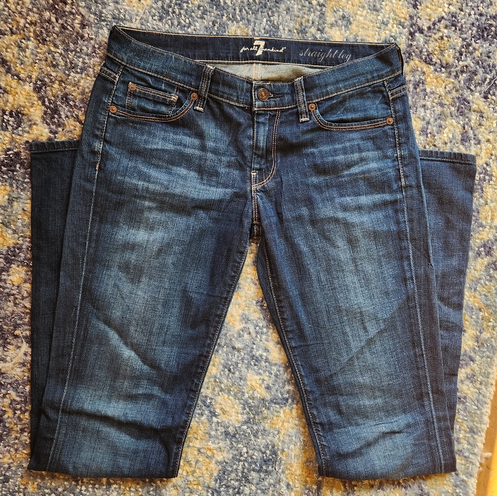 7 For All Mankind Straight Leg Jeans